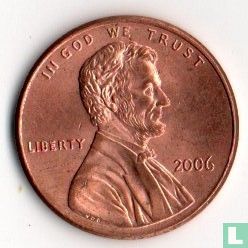 United States 1 cent 2006 (without letter) - Image 1