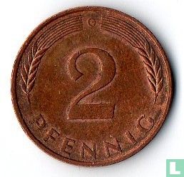 Allemagne 2 pfennig 1989 (G) - Image 2