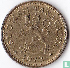 Finlande 10 penniä 1972 - Image 1