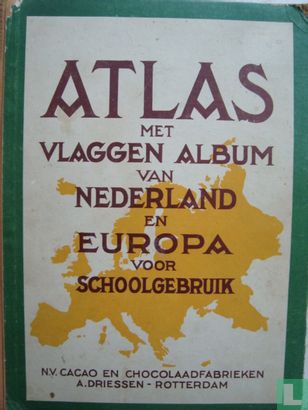 Atlas met vlaggenalbum van Nederland en Europa voor schoolgebruik - Image 1