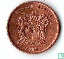 Afrique du Sud 1 cent 2000 (anciennes armoiries) - Image 1