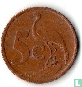 Zuid-Afrika 5 cents 2001 - Afbeelding 2