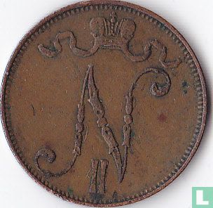 Finlande 5 penniä 1911 - Image 2