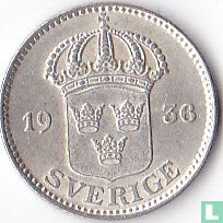 Zweden 25 öre 1936 - Afbeelding 1