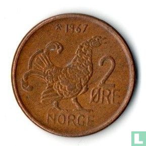 Noorwegen 2 øre 1967 - Afbeelding 1