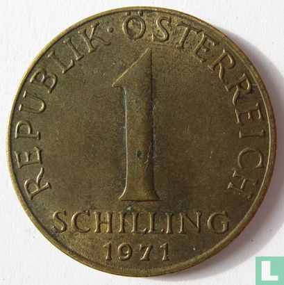 Oostenrijk 1 schilling 1971 - Afbeelding 1