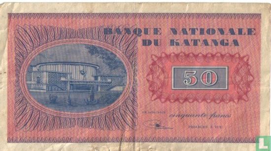Katanga 50 Francs 1960 - Image 2