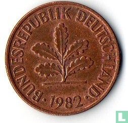 Duitsland 2 pfennig 1982 (F) - Afbeelding 1