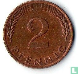 Allemagne 2 pfennig 1982 (F) - Image 2