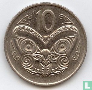 New Zealand 10 cents 1976 - Image 2