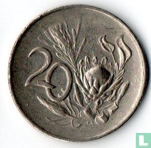 Afrique du Sud 20 cents 1965 (SUID-AFRIKA) - Image 2