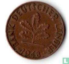 Duitsland 1 pfennig 1948 (J) - Afbeelding 1