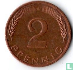 Allemagne 2 pfennig 1973 (J) - Image 2