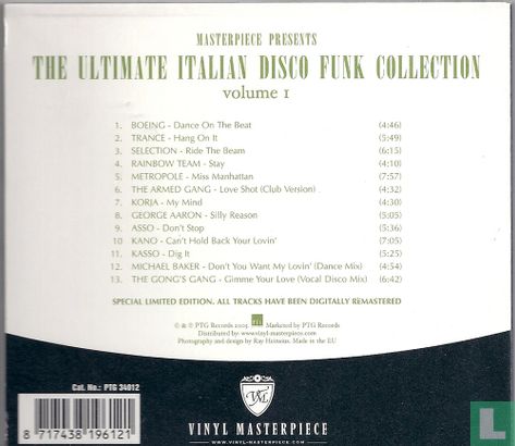 The ultimate Italian disco funk collection volume 1 - Image 2
