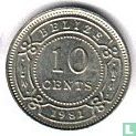 Belize 10 Cent 1981 - Bild 1