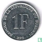 Burundi 1 Franc 1990 - Bild 2