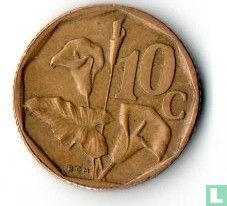 South Africa 10 cents 1994 - Image 2