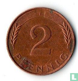 Allemagne 2 pfennig 1989 (F) - Image 2