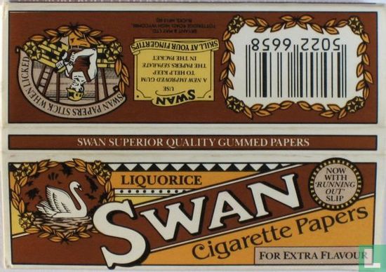 Swan brown (bricklayer)liquorice papers single wide 