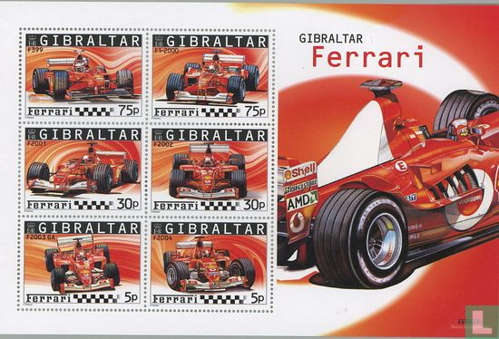 Ferrari Formule I raceauto's