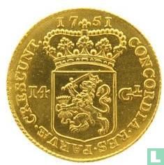 Holland 14 gulden 1751 - Afbeelding 1