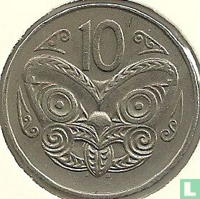 New Zealand 10 cents 1971 - Image 2