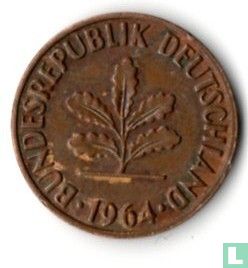 Allemagne 2 pfennig 1964 (J) - Image 1