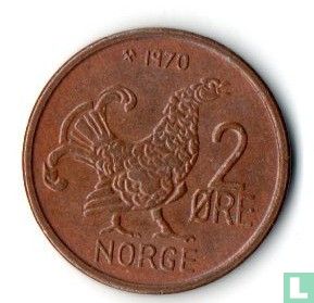 Norwegen 2 Øre 1970 - Bild 1