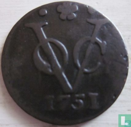 VOC 1 duit 1751 (Holland) - Afbeelding 1
