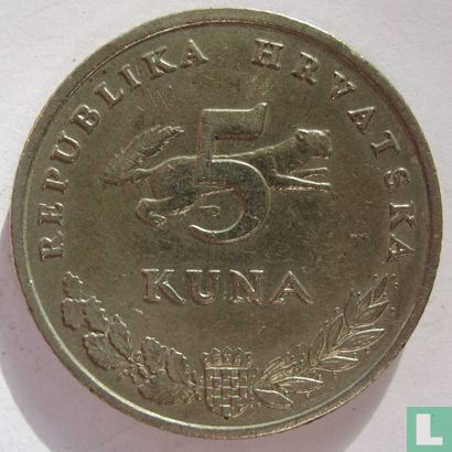 Kroatië 5 kuna 2005 - Afbeelding 2