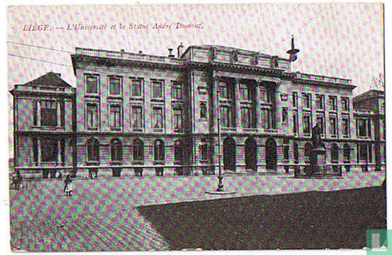 Liège - L'Université et la Statue André Dumont