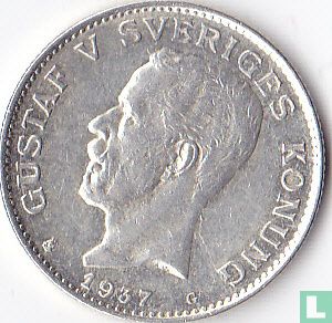 Zweden 1 krona 1937 - Afbeelding 1
