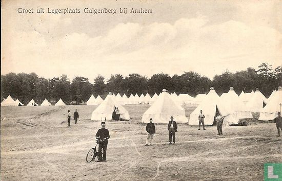 Groet uit legerplaats Galgenberg bij Arnhem