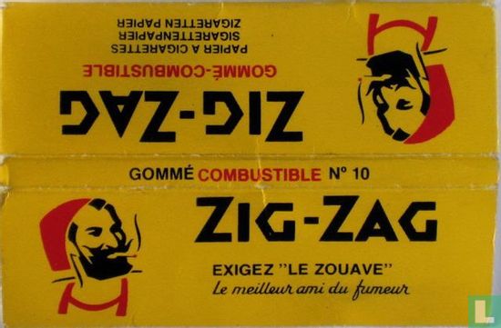 Zig - Zag Standard Size Yellow ( No. 10.) 
