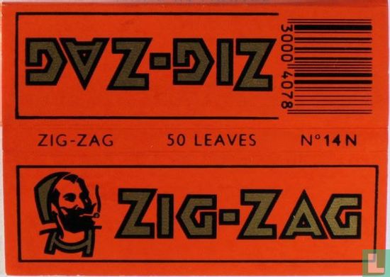 Zig - Zag Standard Size Oranje ( No. 14 N ) 