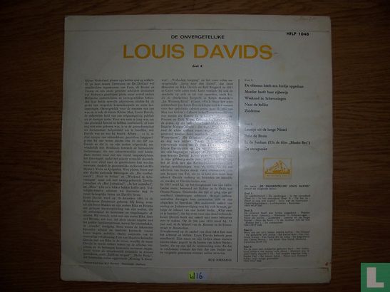 De onvergetelijke Louis Davids deel 2 - Afbeelding 2