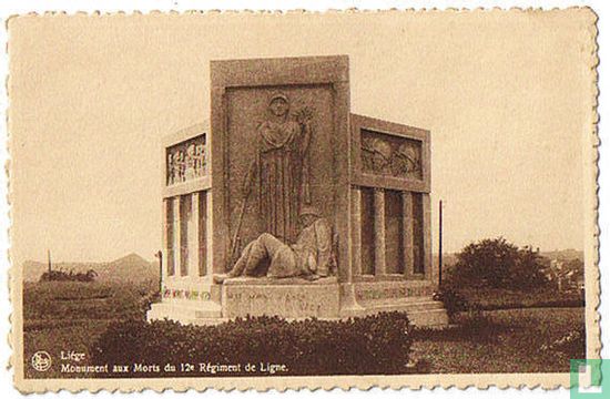 Liège - Monument aux Morts du 12e Régiment de Ligne