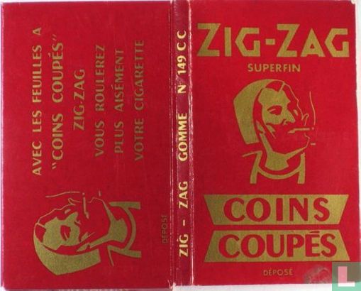 ZIG - Zag Double Booklet Coins Coupés 