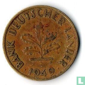 Allemagne 10 pfennig 1949 J (J grand) - Image 1