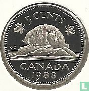 Canada 5 cents 1988 - Afbeelding 1