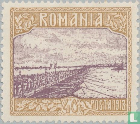 Army crossing the Danube