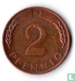 Duitsland 2 pfennig 1969 (D) - Afbeelding 2