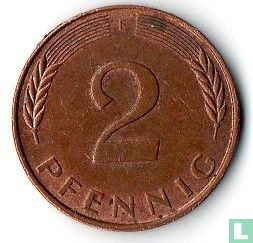 Germany 2 pfennig 1990 (F) - Image 2