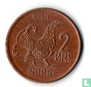 Norwegen 2 Øre 1971 - Bild 1