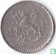 Finlande 25 penniä 1937 - Image 1