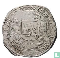 West-Friesland 1 dukaton 1672 "zilveren rijder" - Afbeelding 1