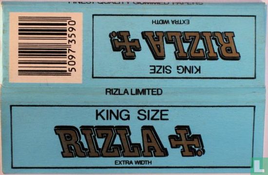 Rizla + King size Blauw ( Extra Width.) 