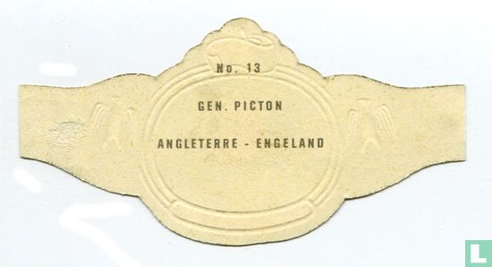 Gén. Picton Angleterre - Image 2