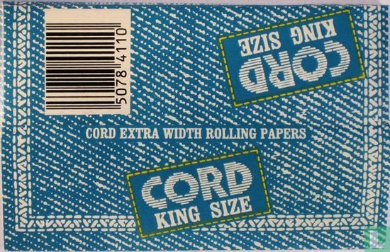 Cord Blauw King Size