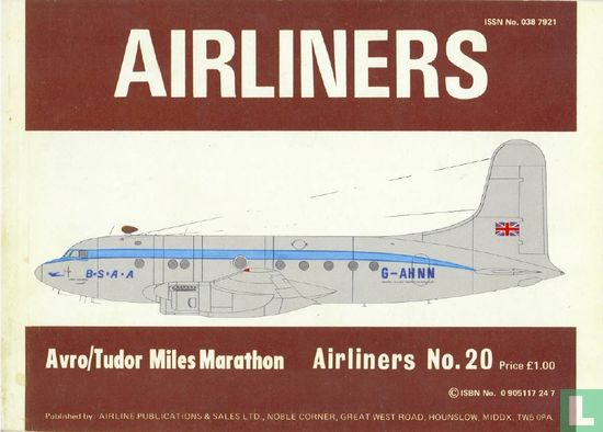 Airliners No.20 (BSAA Avro Tudor)